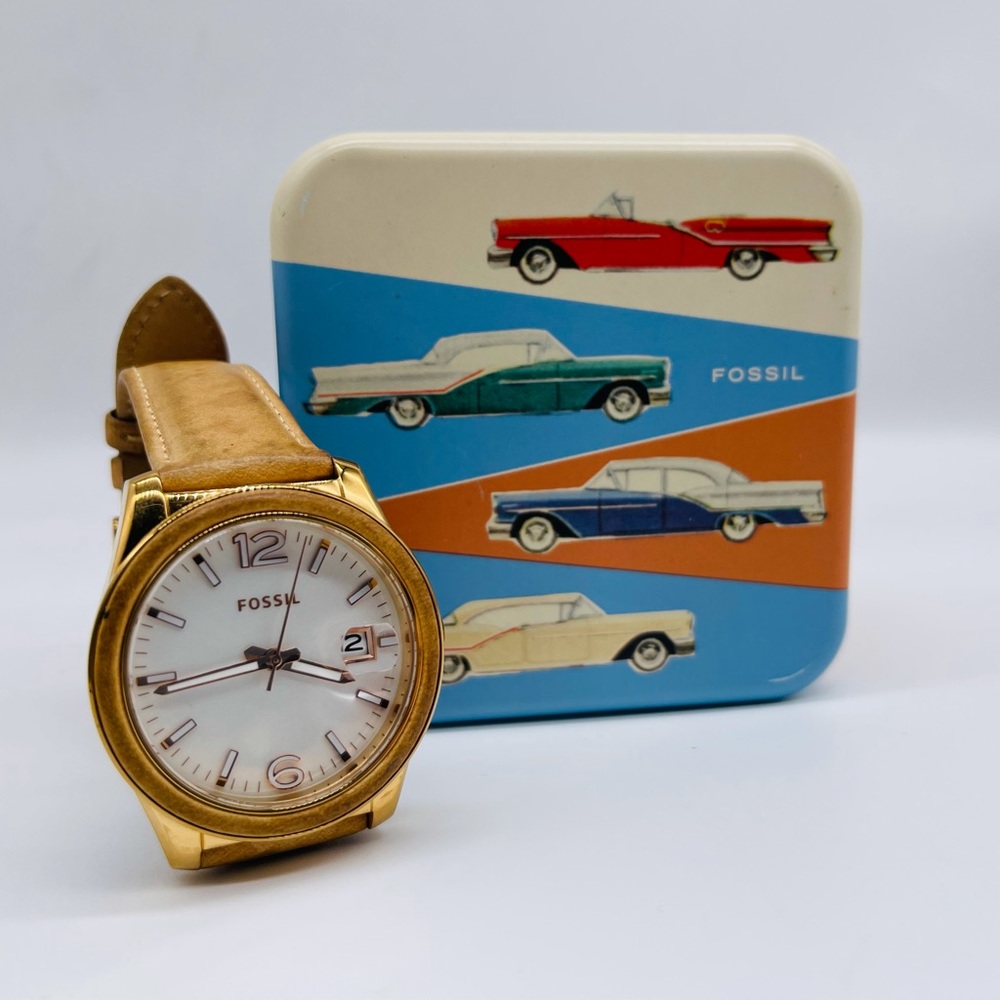 Woman's Fossil Gold Watch